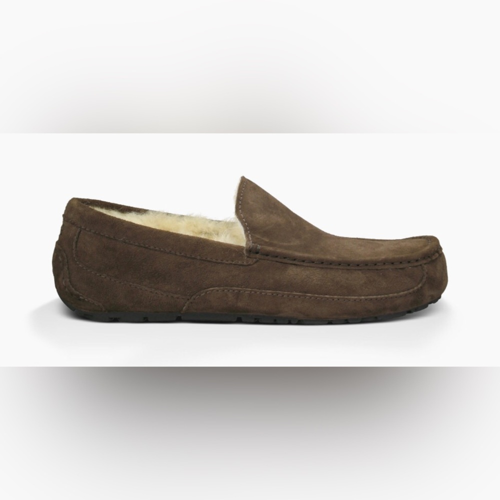 Ugg Alder Men's Suede Slipper expresso brown new